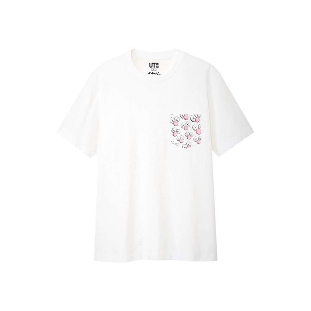 KAWS x Uniqlo 'BFF Striped' Tee in Size Large